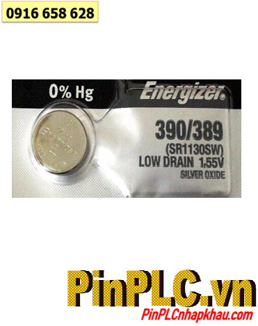 Energizer SR1130SW - Pin 390, Pin đồng hồ 1.55v Silver Oxide Energizer SR1130SW/390